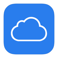 Blue Electric Area Text Symbol Apps Icloud - Free PNG