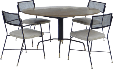 Table With Chairs Png Image Background - Table And Chairs Png