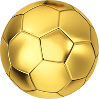 Golden Football Free PNG HQ
