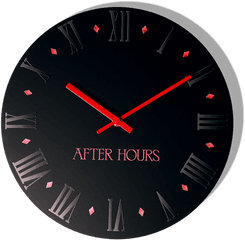 After Hours Wall Clock Digital Album - After Hours Wall Clock Png