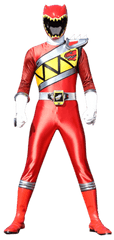 Meridasitting - Red Power Rangers Dino Charge Png