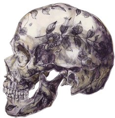 Download Transparency Shit Blunt Transparent Tumblr - Floral Skull Art Png