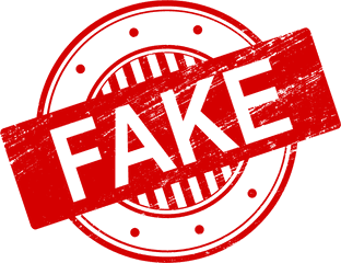 4 Fake Stamp Vector Transparent - Fake News Stamp Png