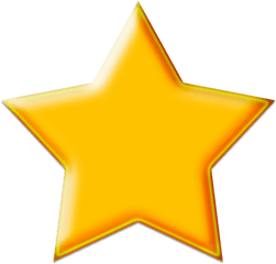 3d Rating Star Png Image Transparent - Hollywood Star Clipart