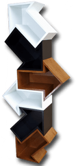 Download Arrow Modular Bookcases - Arrow Bookshelf Full Bookcase Png