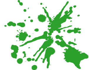 Green Paint Splatters Transparent - Green Paint Splatter Png