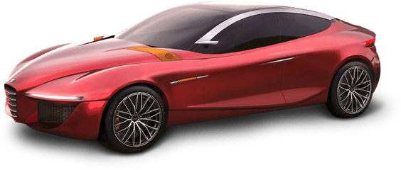 Red Alfa Romeo Gloria Car - Top 5 Sports Car Png