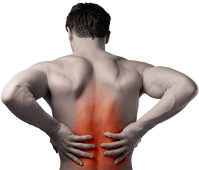 Back Pain Transparent Background - Massage Mid Back Pain Png