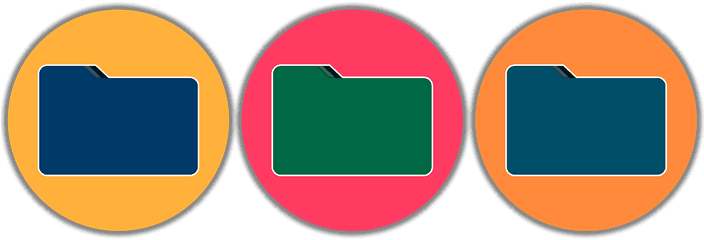 Folder Icon Round - Free Image On Pixabay Vertical Png