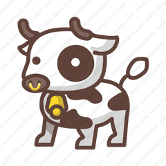 Download Cow Vector Icon Inventicons - Animal Figure Png