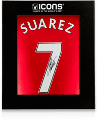 Luis Suarez Back Signed Liverpool 2014 - Language Png