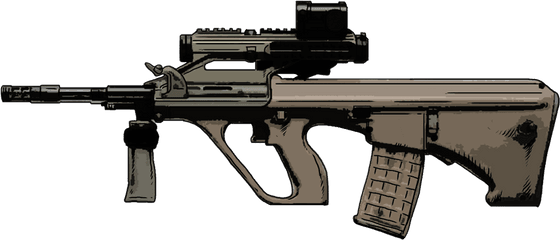 Steyr Aug Assault Rifle Woingear Png