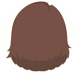 Extensions Wigs Clipart - Chocolate Png