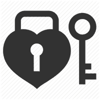 Heart Key Image PNG Free Photo