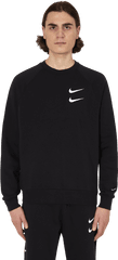 Crewneck Sweatshirt - Nike Double Swoosh Crew Neck Mens Png