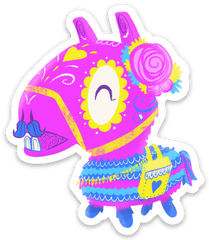 Loot Llama - Sugar Skull Llama Png