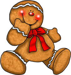 Transparent Christmas Gingerbread - Transparent Christmas Gingerbread Man Png