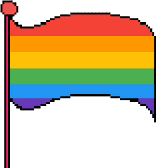 Editing Rainbow Flag - Free Online Pixel Art Drawing Tool Lgbt Flag Png