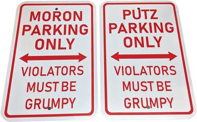 Slipperys Parking Sign Png Signs