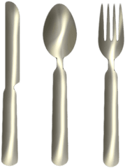 Knife Fork Spoon Silver Png Clipart - Spoon