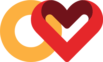 Charity - Blockchain Logo Heart Png