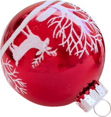 Red Christmas Ball Png