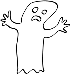 Ghost Clipart Transparent Background - Illustration Png