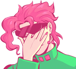 Facepalm Jojo Bizzare Adventure Jojou0027s Bizarre - Transparent Jojo Emoji Png