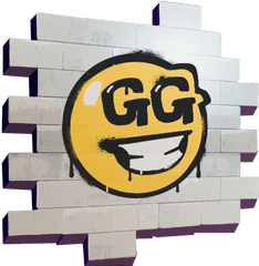 Fortnite Gg Smiley Sprays - Fortnite Skins Gg Spray Fortnite Png