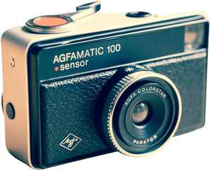 Agfamatic 100 Sensor Old Camera Transparent Png - Free Camera