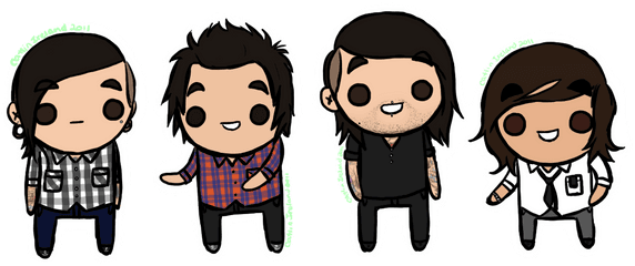 72 Images About Bands - Cartoon Pierce The Veil Png