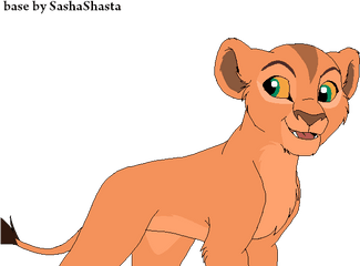 Nala - Lion King Nala And Cub Base Png