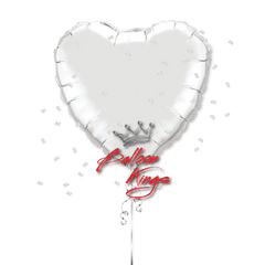 Large Silver Heart - Heart Png