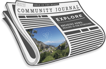 The Community Journal U2014 Held In Heart - Newspaper Graphic Png