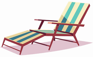 Deck Chair Free Clipart HD - Free PNG