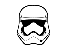 Stormtrooper Mask PNG Image High Quality