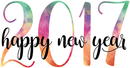 New Year 2017 Happy - Calligraphy Png