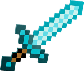 Diamond Sword Minecraft - Minecraft Sword Png