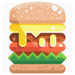 Super Burger Icon - Illustration Png