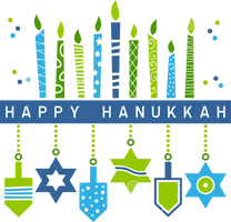 Hanukkah Green Text Line For Happy Resolutions - Free PNG