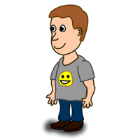 Standing Boy Vector Hipster Pic - Free PNG