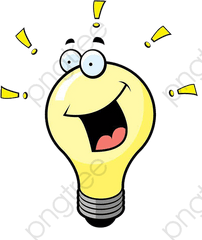 Lightbulb Clipart Cartoon - Cartoon Light Bulb Idea Png Cartoon Light Bulb Idea