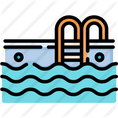 Swimming Pool - Clip Art Png