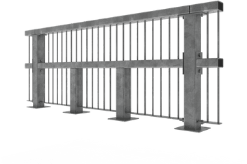 Motorway Bridge Railing High Png