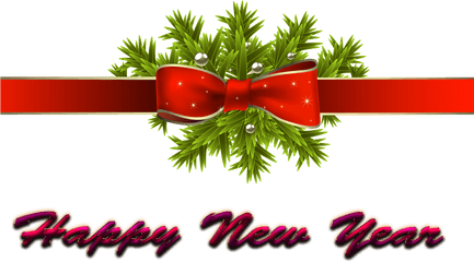 Happy New Year Transparent Background - Merry Christmas And Happy New Year Png