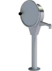 Playground Water Pump Winder Centre - Playground Stainless Steel Water Pump Png