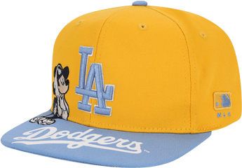 Mlb X Disney Mickey Mouse Snapback La Dodgers 72cpkc011 - Baseball Cap Png