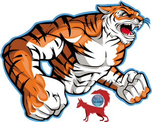 Superman Logo With Tiger - Transparent Tiger Logo Png