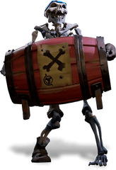 Sea Of Thieves - Sea Of Thieves Barrel Skeletons Png