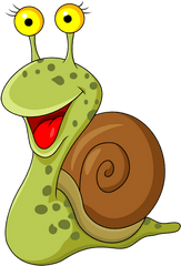 Download Funny Snail And Turtle Cartoon - Cartoon Snail Transparent Png